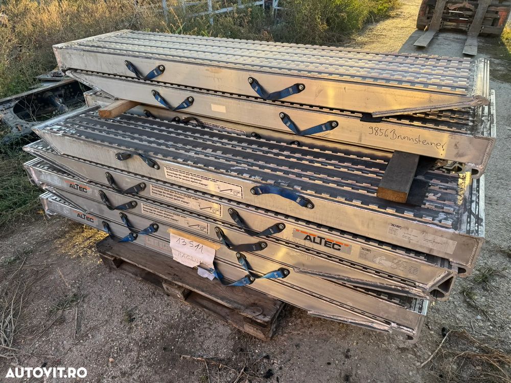 ALTEC  Rampe ( Cale ) Aluminiu - 2.4 m 3 m lungime NOI si SECOND HAND - 4