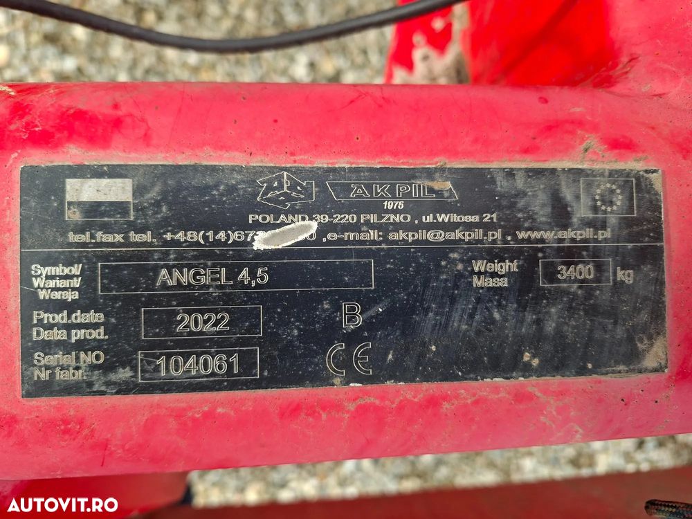 Akpil ANGEL 4.2  DISC TRACTAT IN  X - 11