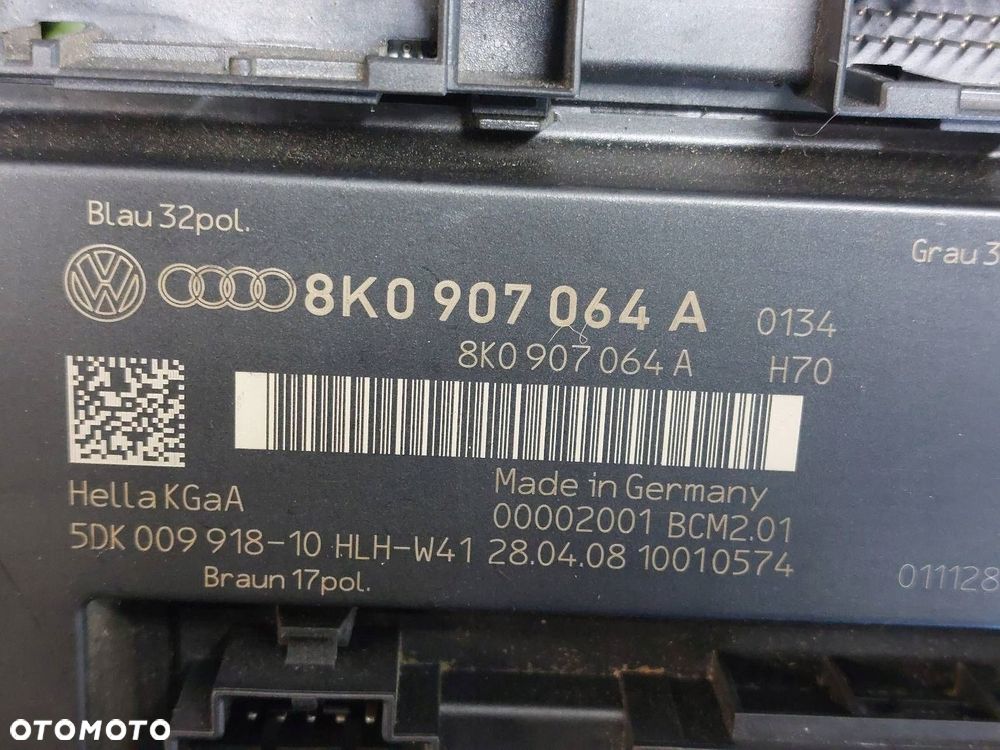 ZESTAW STARTOWY AUDI A4 B8 1.8 TFSI 8K1907115A 8K0909131C 8K0920930A - 5