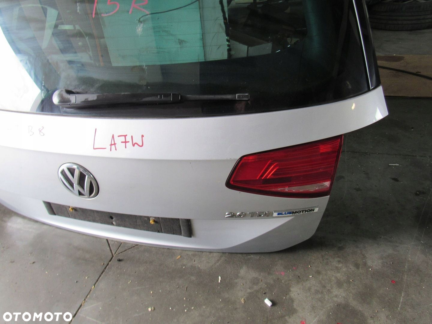 Volkswagen PASSAT B8 2017 Tylna klapa bagażnika la7w kombi - 4
