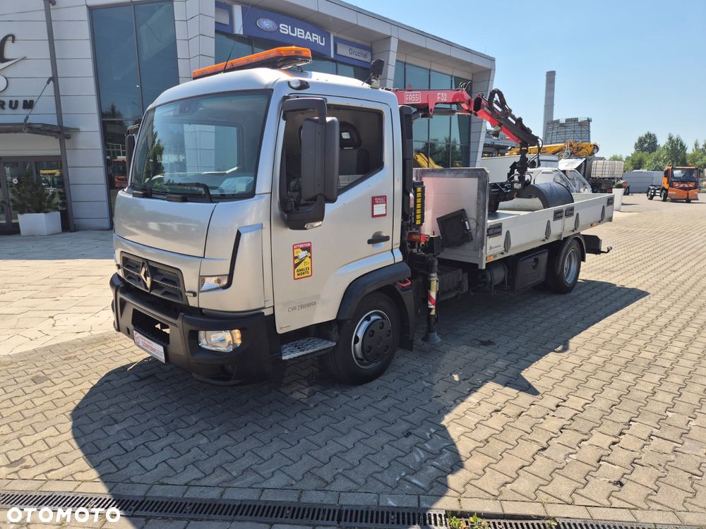 Renault D 7.5 180 / SKRZYNIA / HDS FASSI F32 / NISKI PRZEBIEG / BEZWYPADKOWY / OKLEJONY / AUTOMAT / CHWYTAK / SERWISOWANY / UNIKAT / EURO 6 - 2