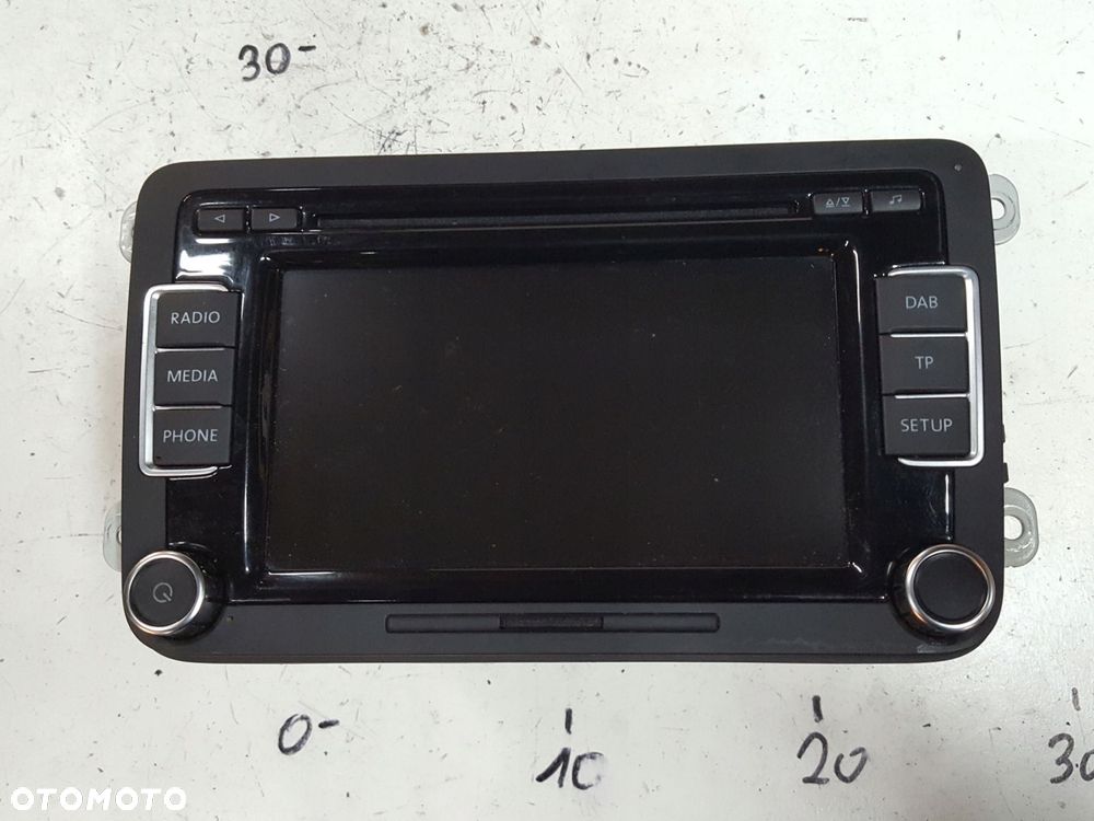 VW GOLF 6 VI JETTA RADIO CD RADIOODTWARZACZ 3C8035195G - 1