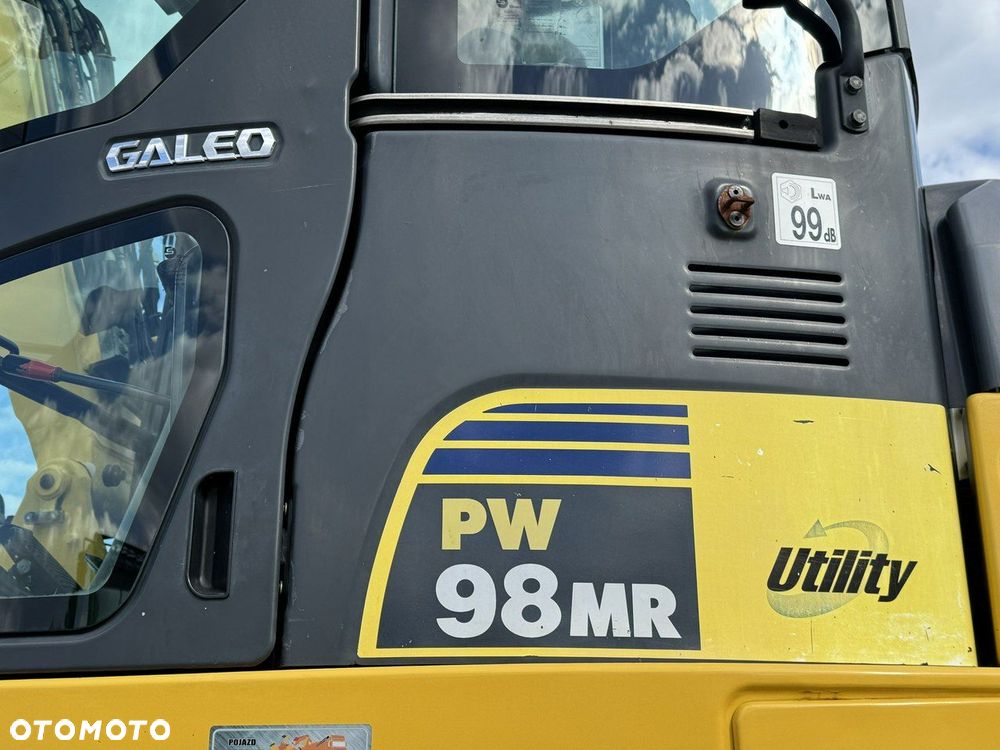 Komatsu PW 98 MR 8 Pług + Podpory 10ton Szybkozłącze - 12