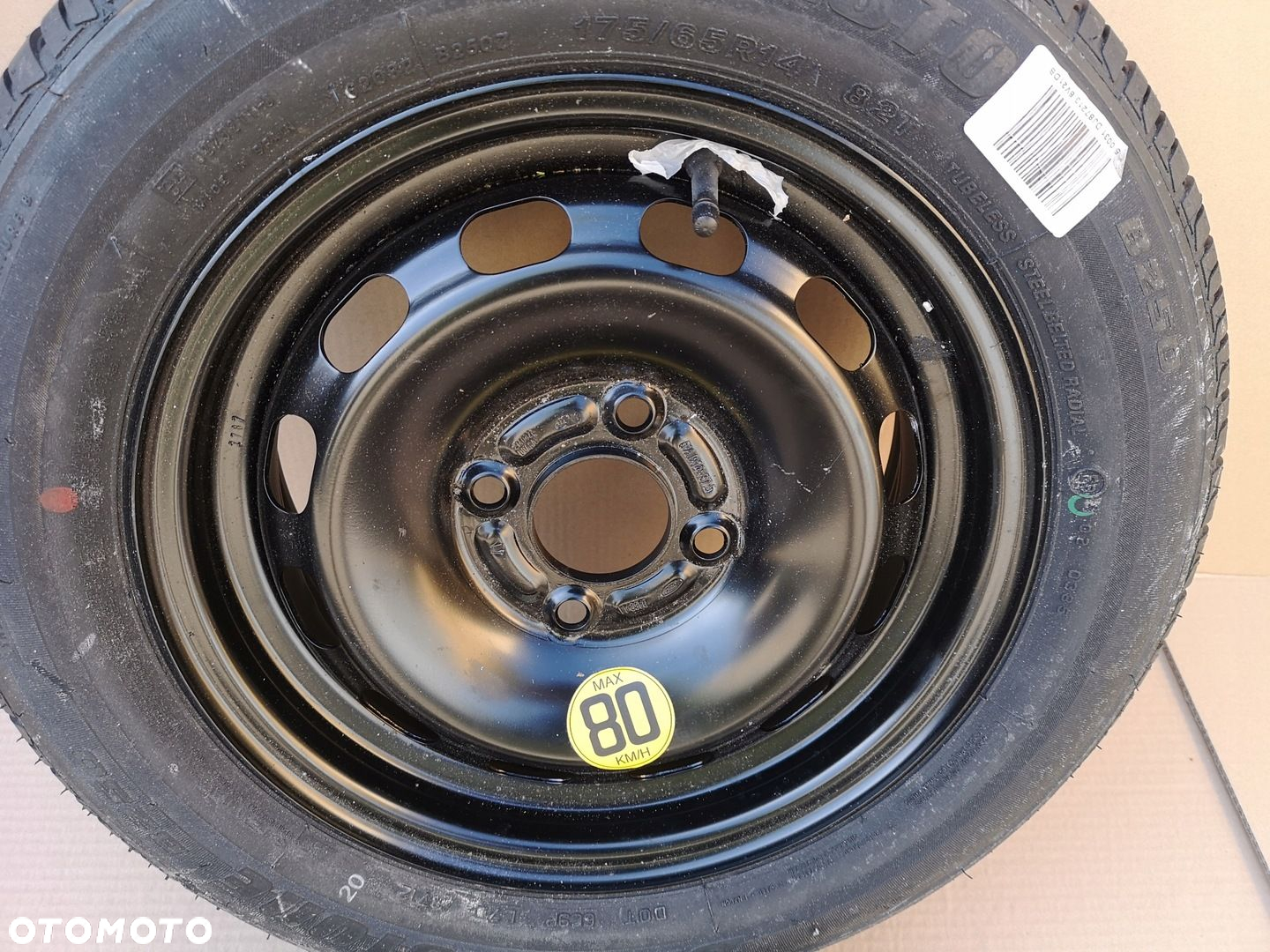 FORD FIESTA MK7 LIFT 08-17 KOŁO DOJAZDOWE ZAPASOWE LEWAREK KOMPLET 14 4X108 - 4