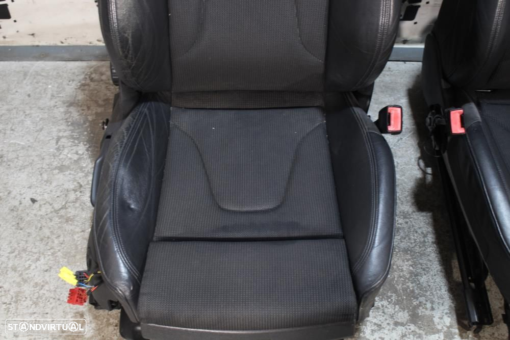 Bancos Audi A4 B8 Carrinha SLine Pele e Tecido - 4