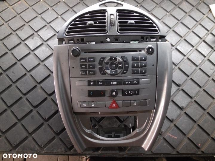 BLAUPUNKT RADIO CD CITROEN C5 II + PANEL KLIMATYZACJI PRZEŁĄCZNIKI RAMKA - 1