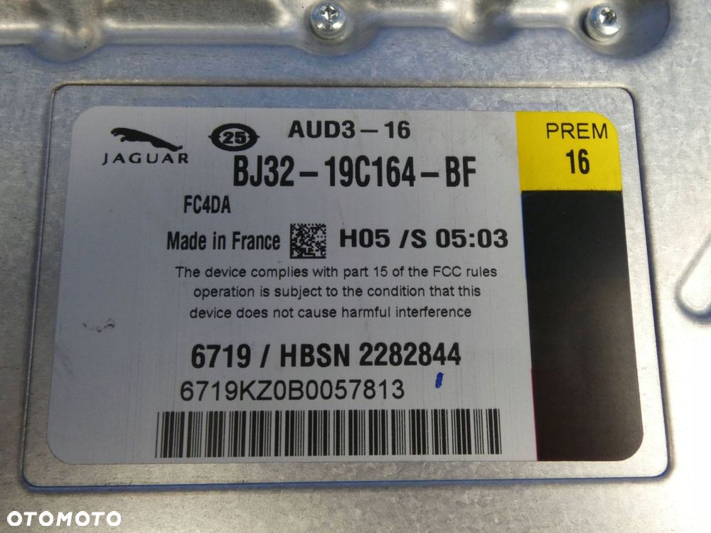 JAGUAR XJ X351 WZMACNIACZ RADIA AUDIO MODUŁ - 3