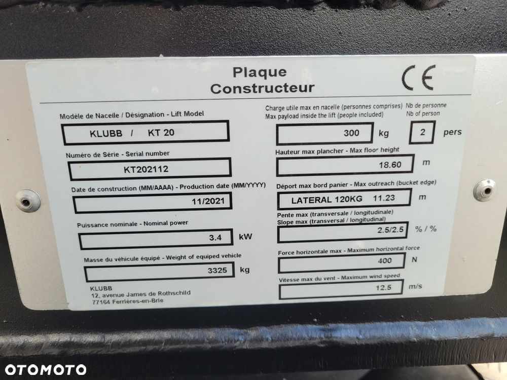 Iveco DAILY 35-140 / FABRYCZNIE NOWY / podnośnik koszowy KLUBB KT20 / - 24