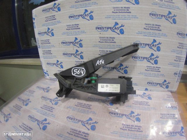 Pedal 1T1723503H 6PV00868901 VW TOURAN  1T FASE 1 2005 1.9TDI 105CV 5P PRETO - 2