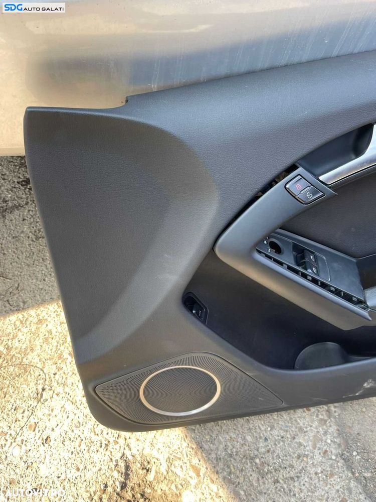 Panou Tapiterie Fata Interioara Piele Negru de pe Usa Portiera Dreapta Volan Dreapta Audi A5 Coupe 2 Usi 2008 - 2016 [C3089] - 2