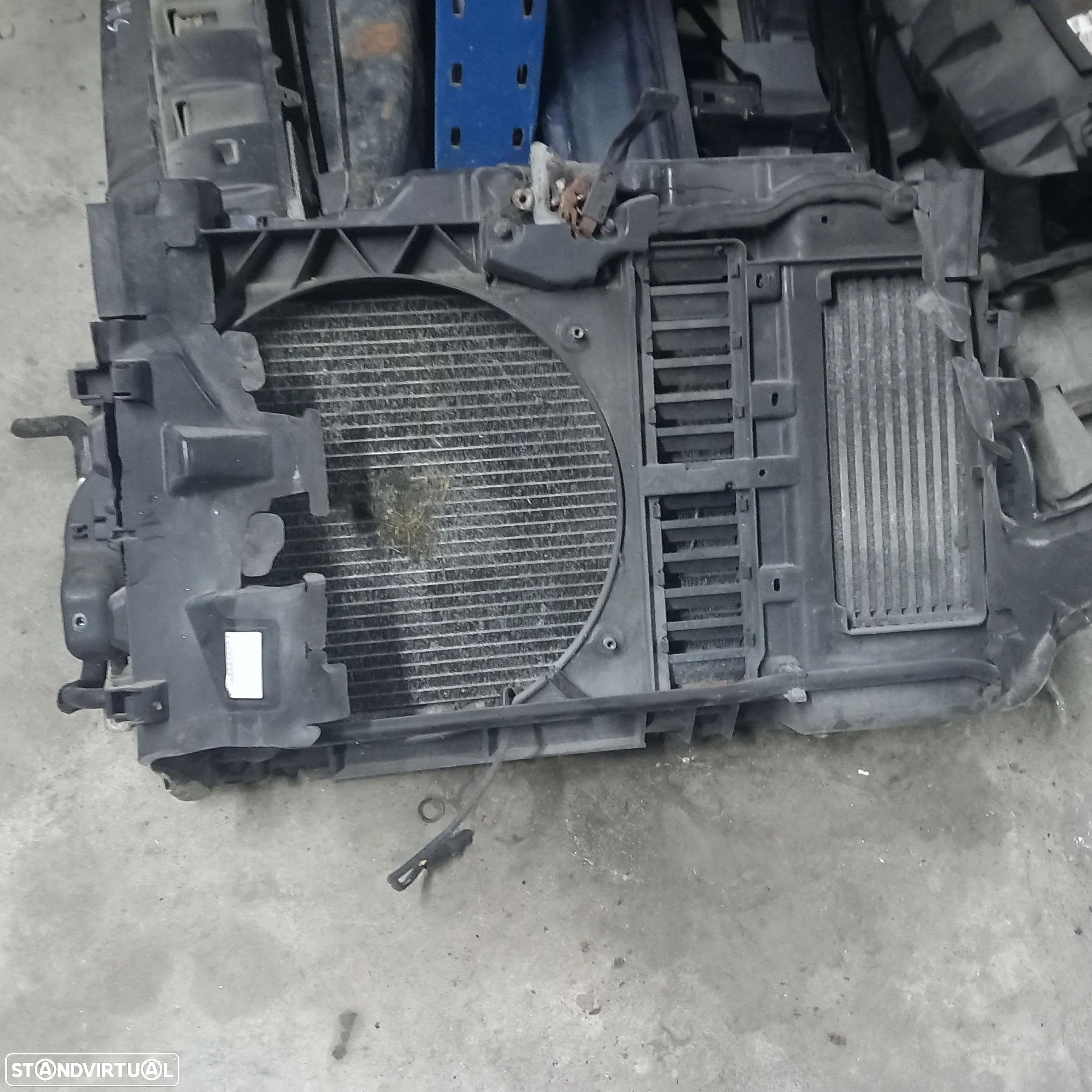 Frente fibra com radiadores peugeot 407 - 1
