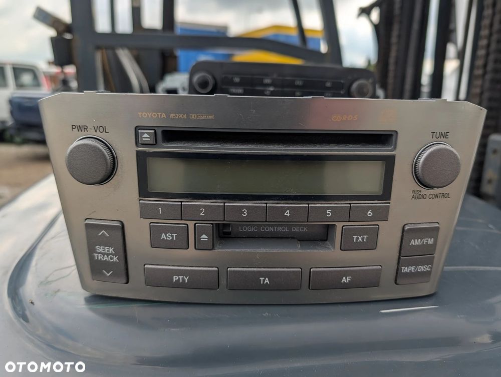 RADIOODTWARZACZ RADIO CD TOYOTA AVENSIS W53904 - 1