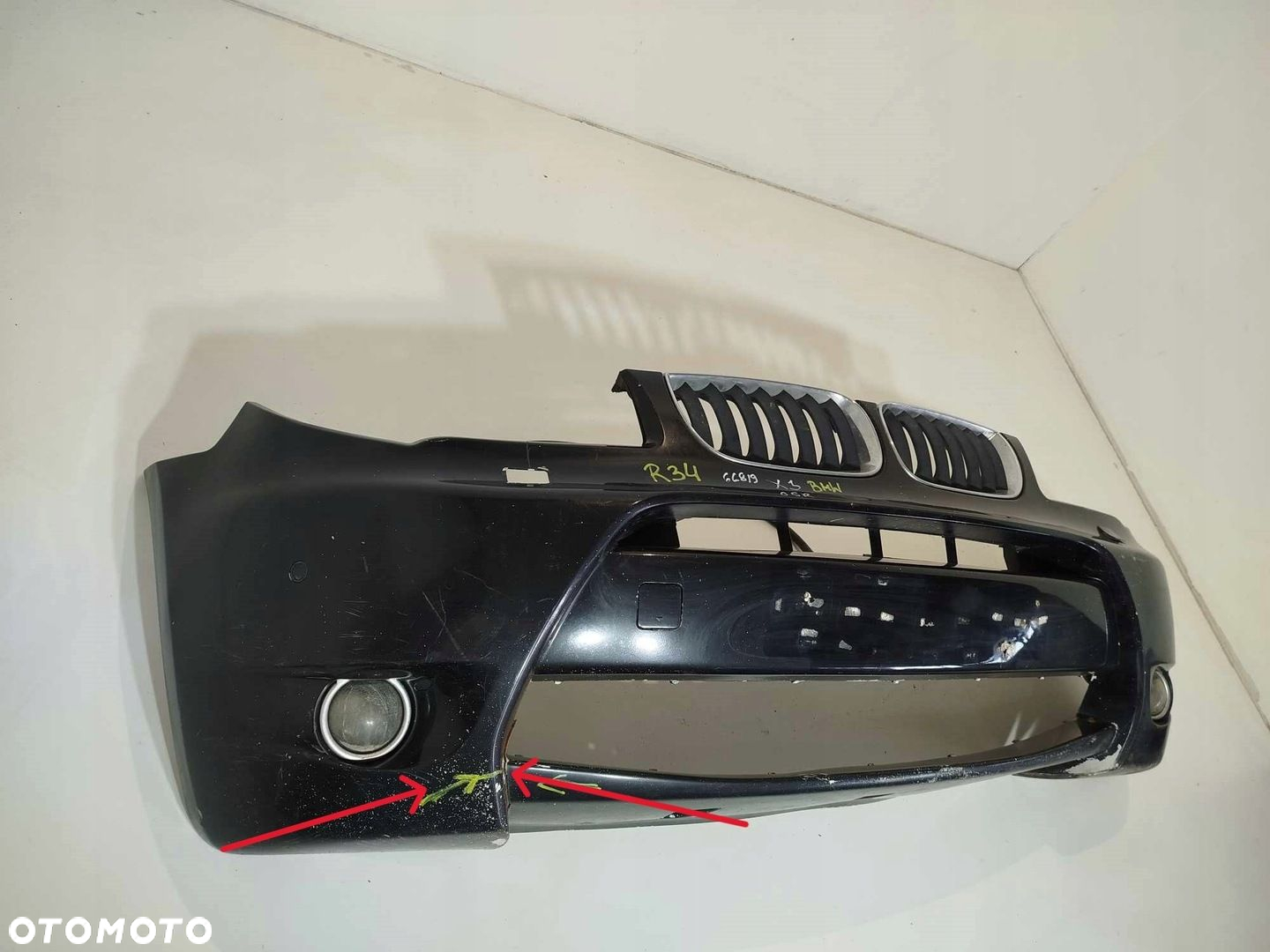 ZDERZAK PRZEDNI PRZÓD GRILL BMW X3 E83 AERO AERODYNAMIC 668/9 - 3
