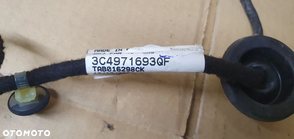 Wiązka instalacja drzwi lewy tył Keyless Go VW Passat B6 3C4971693QF - 7