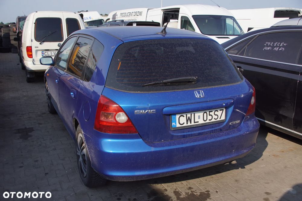 Auto na części - Honda Civic VII 1.7 CTDI 100 KM 4EE2 61MD4 B520P 2002R Silnik Skrzynia Drzwi Maska Błotnik Zderzak Klapa Lampa Lusterko Klamka Szyba Deska Kokpit Sterownik Moduł Czujnik Licznik Panel Kierownica - 5