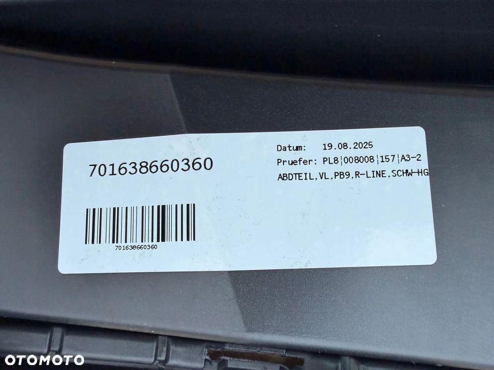KRATKA GRILL lewa VW PASSAT B9 R-LINE NOWA ORYGINAŁ 2023- - 3