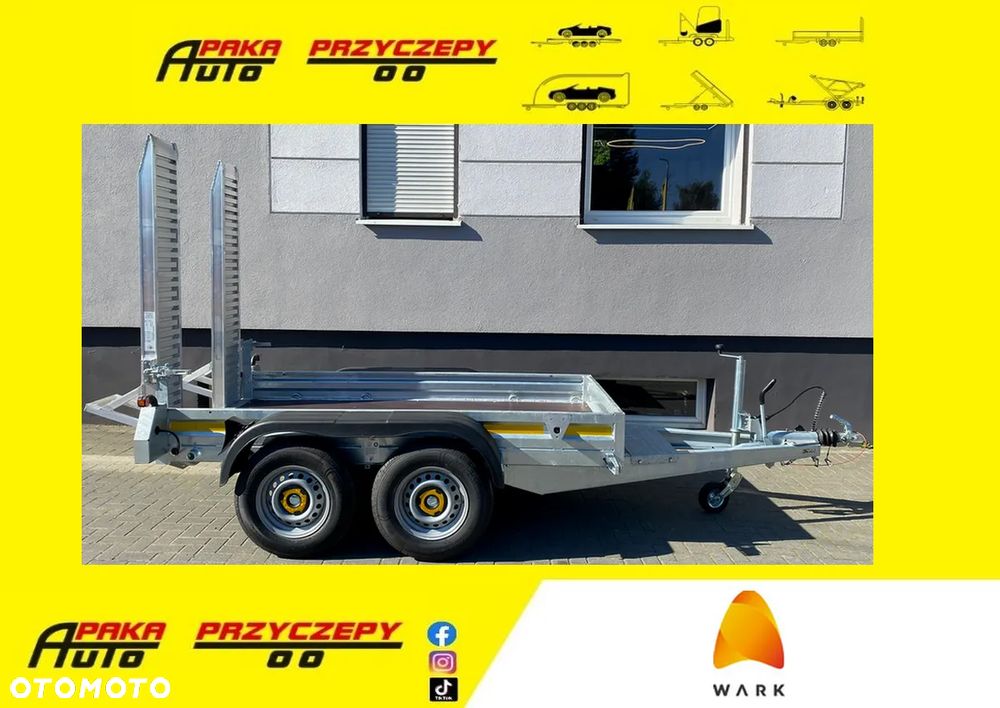 Wark KOP 27/26 ECO Przyczepa Podkoparkowa 260x125 CM, DMC 2700 KG z najazdami aluminiowymi 170 CM - 2