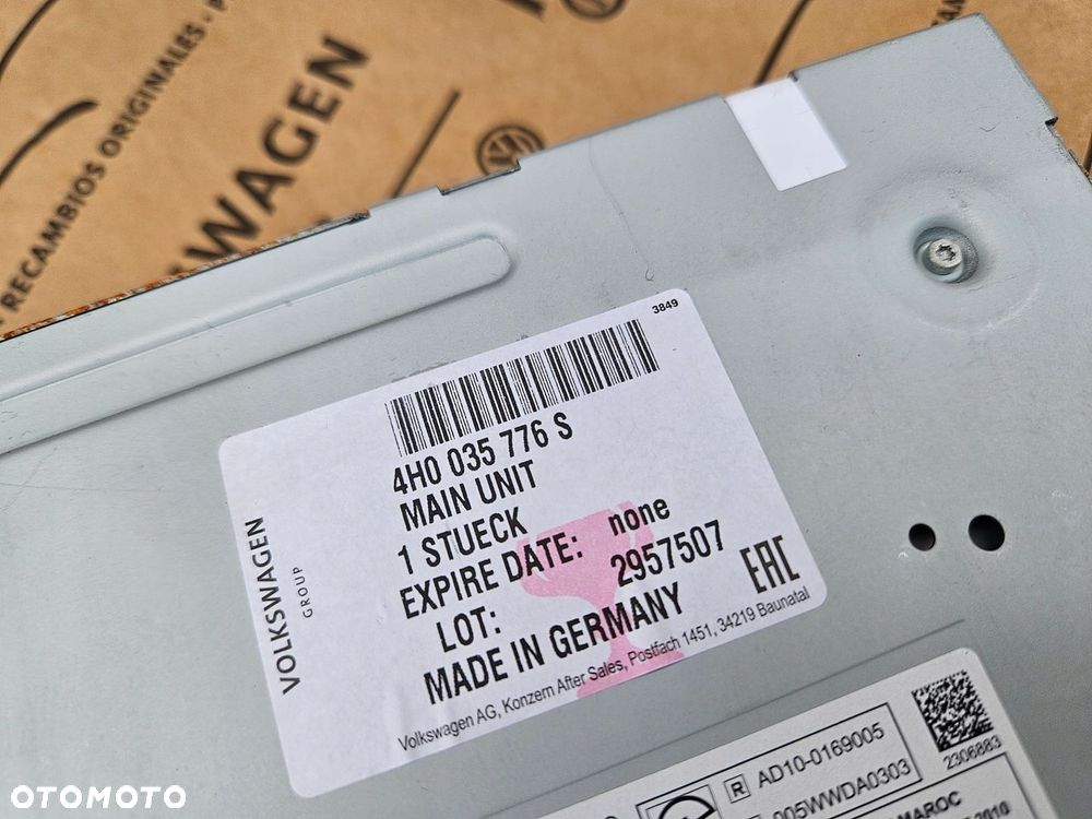 AUDI A8 D4 CZYTNIK DVD SD MMI 4H0035776S - 2