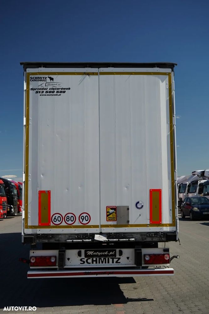 Schmitz Cargobull CORTINĂ / 2X AXE RIDICATIVE / SAF / PRELATĂ ARMATĂ / STANDARD - 12