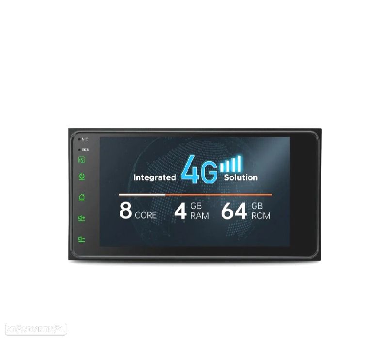 AUTO RÁDIO GPS ANDROID 13 PARA TOYOTA COROLLA RAV4 LAND CRUISER - 9