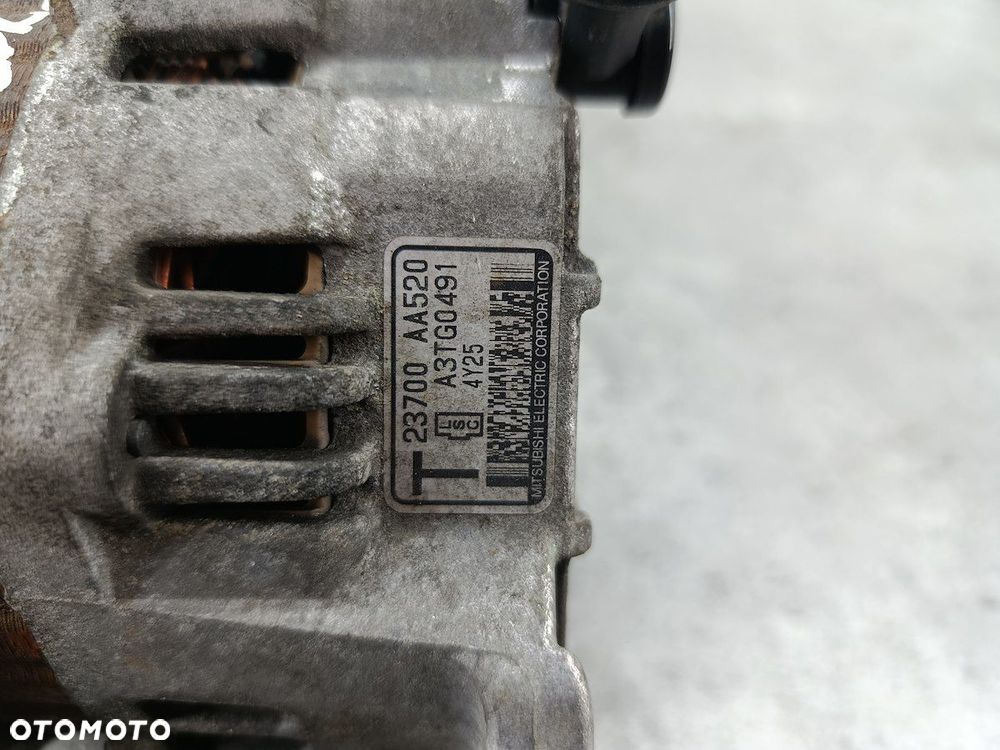 ALTERNATOR SUBARU LEGACY IV 23700AA520 A3TG0491  MITSUBISHI 2.0 16V - 2