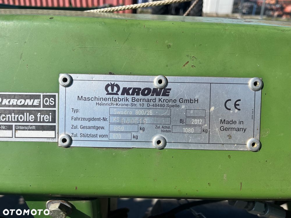 Krone Swadro 800/26 - 11