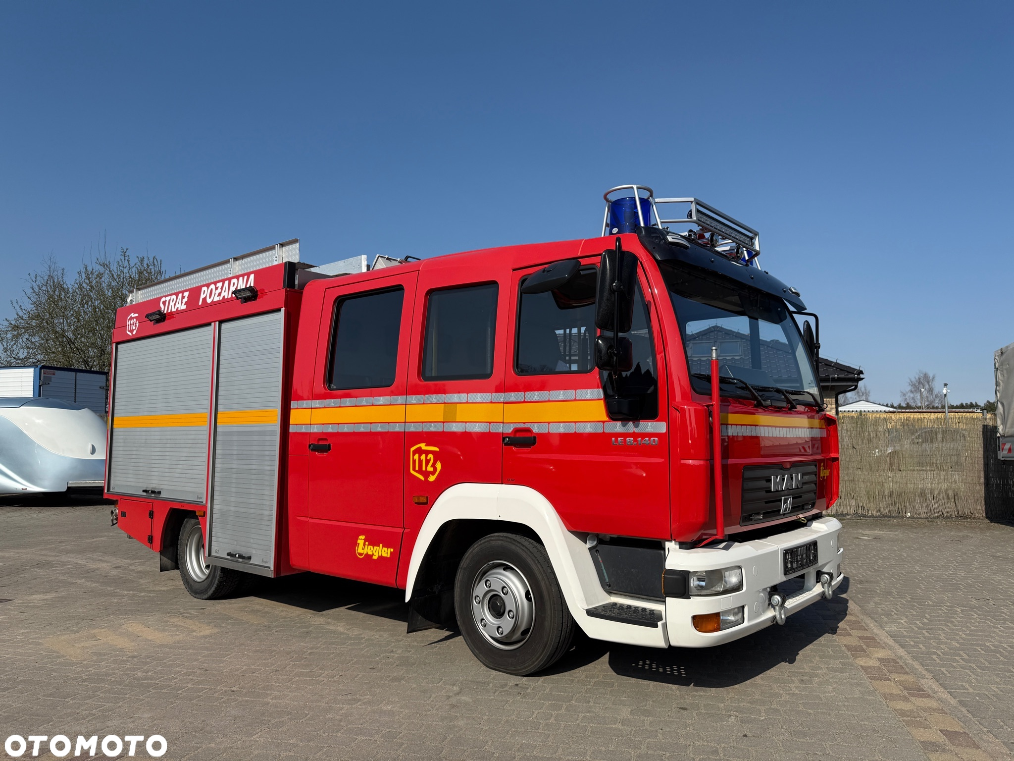 MAN LE 8.140 STRAŻ POŻARNA LEKKI WÓZ TAKTYCZNY - 5