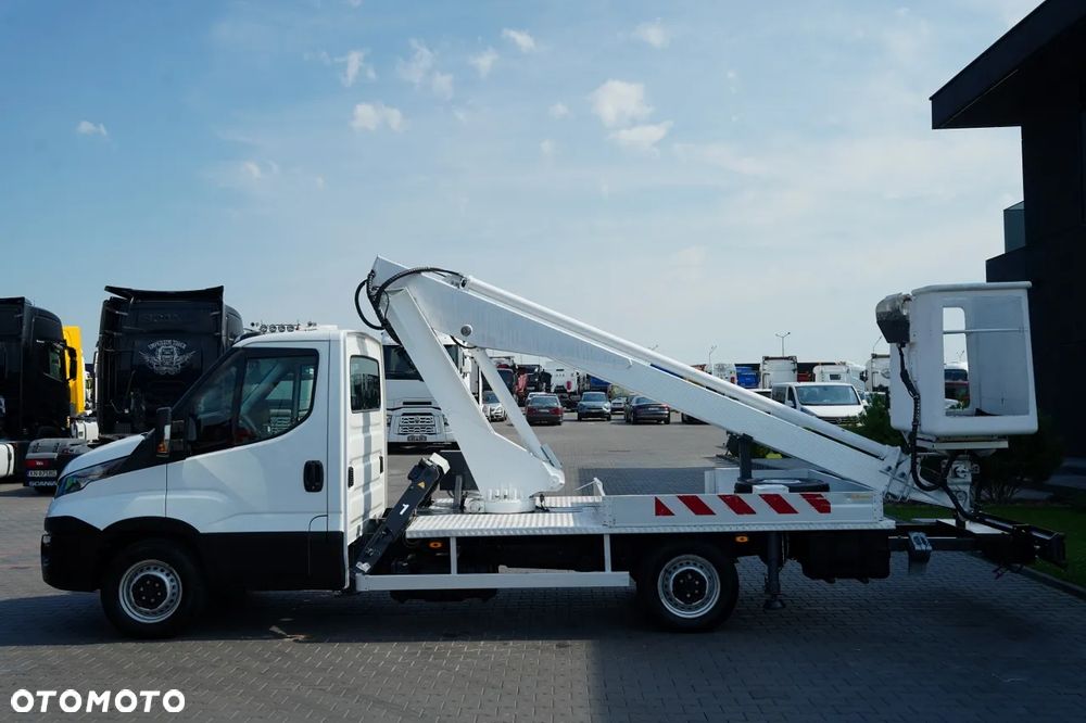 Iveco DAILY 35-140 / ZWYŻKA / PODNOŚNIK KOSZOWY MULTITEL  160 ALU   / 4 PODPORY / MANUAL / 2017 R - 10