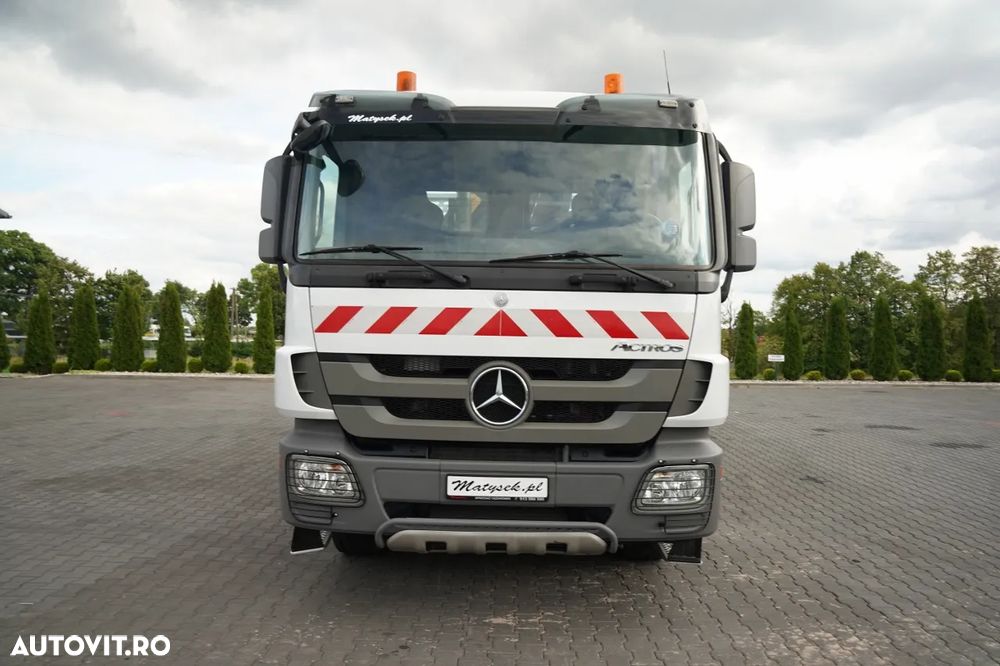 Mercedes-Benz ACTROS 3344 / 6x4 / BASCULATOR DUBLU / HYDRODOLT / + HIAB XS 166 HDS / RADIOCOMANDĂ / ROTATOARE / EPS + AMBREIAJ / EURO 5 / - 13