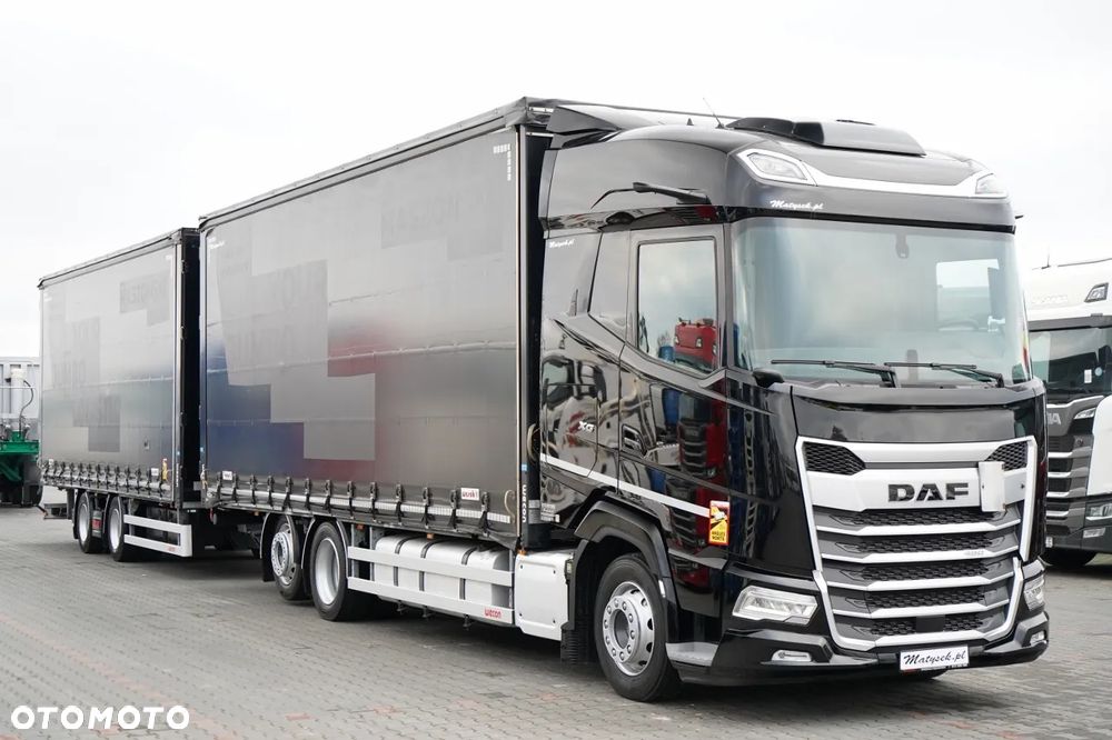 DAF XG 480 / ZESTAW TANDEM / 120 M3 / PRZEJAZDOWY / OŚ PODNOSZONA / KLIMA POSTOJOWA / WECON / SAF / - 7