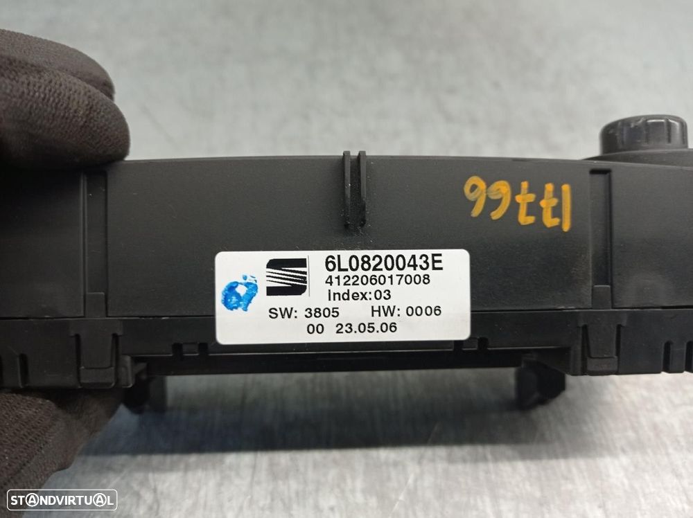 COMANDO CLIMATIZADOR SEAT IBIZA III 2006 -6L0820043E - 7