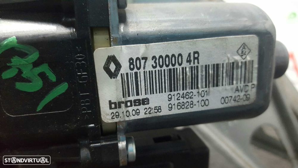 ELEVADOR FRENTE DIREITO RENAULT MEGANE III BERLINA 5 P AUTHENTIQUE - 2