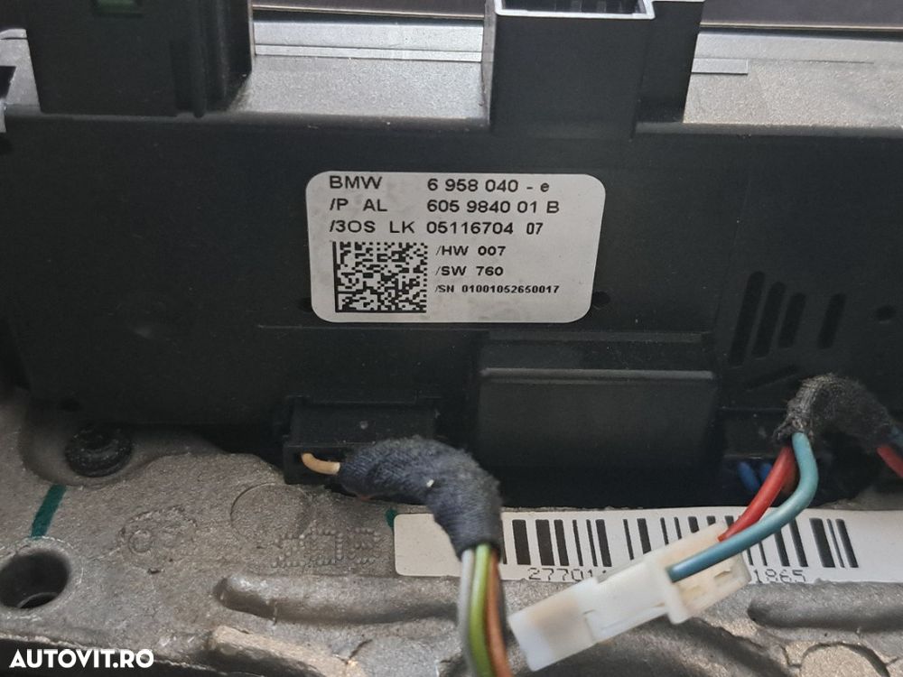 Volan multifunctional inteligent cu padele incalzire din piele bej Original BMW E65 E66 E67 32346761751 - 6