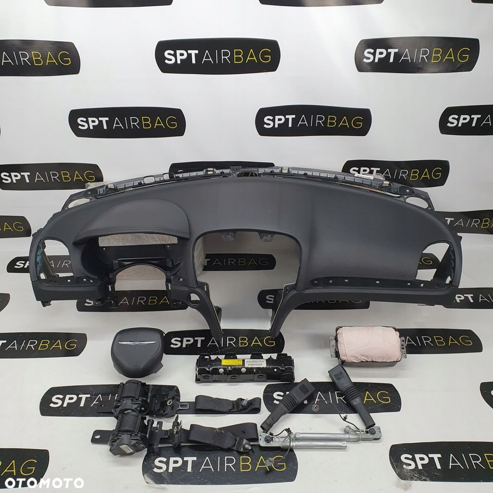 CHRYSLER 300C DESKA ROZDZIELCZA KONSOLA KOKPIT PULPIT PODUSZKI AIRBAG AIR BAG PASY KIT SET - 1