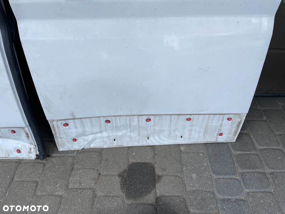 FIAT DUCATO DRZWI LEWE PRAWE TYŁ TYLNE kompletne białe 06- H1 niski - 3