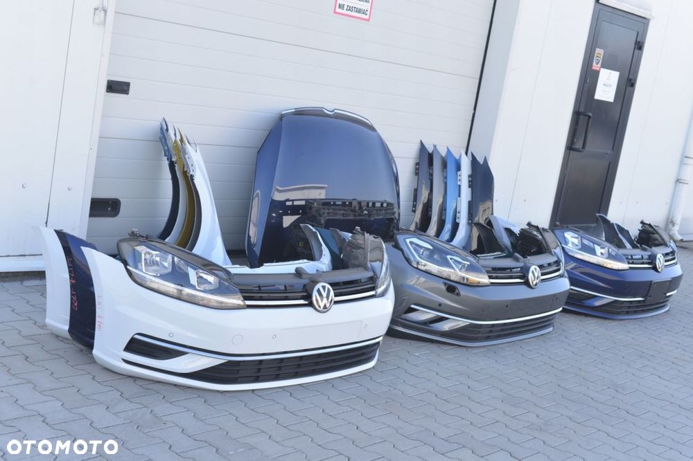 MASKA ZDERZAK BŁOTNIK GRILL LAMPA PAS BELKA XENON VW GOLF 7 VII Lift - 2