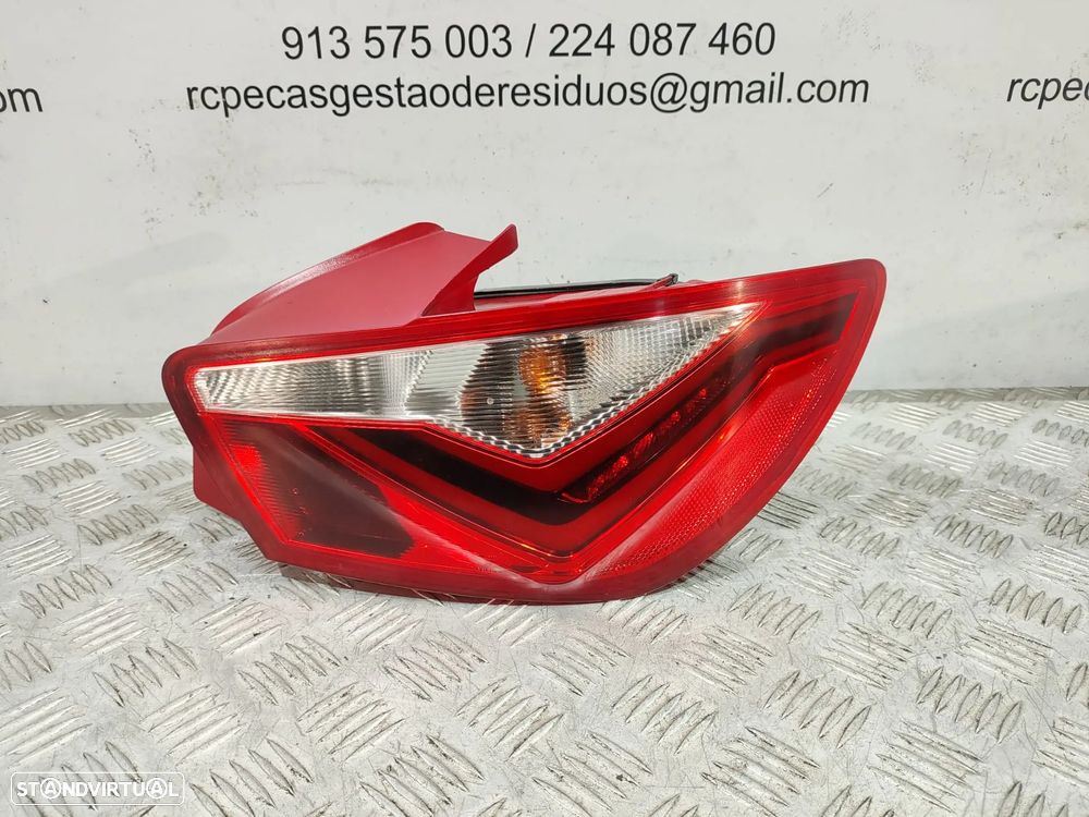 Conjunto Farolins Led Tras Traseiro Direito Esquerdo Seat Ibiza 4 IV 6J Facelift 3 Portas Original - 7