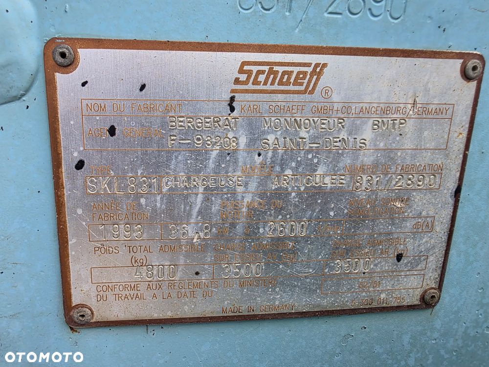 Schaeff SKL 831 - 17