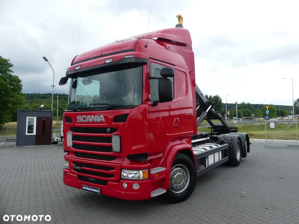 Scania R 490 / 6x2 / HAKOWIEC / HIAB MULTILIFT / RETARDER / EURO 6 / - 1