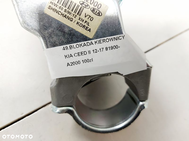 KIA CEED 2 II BLOKADA KIEROWNICY 81900-A2000 - 3