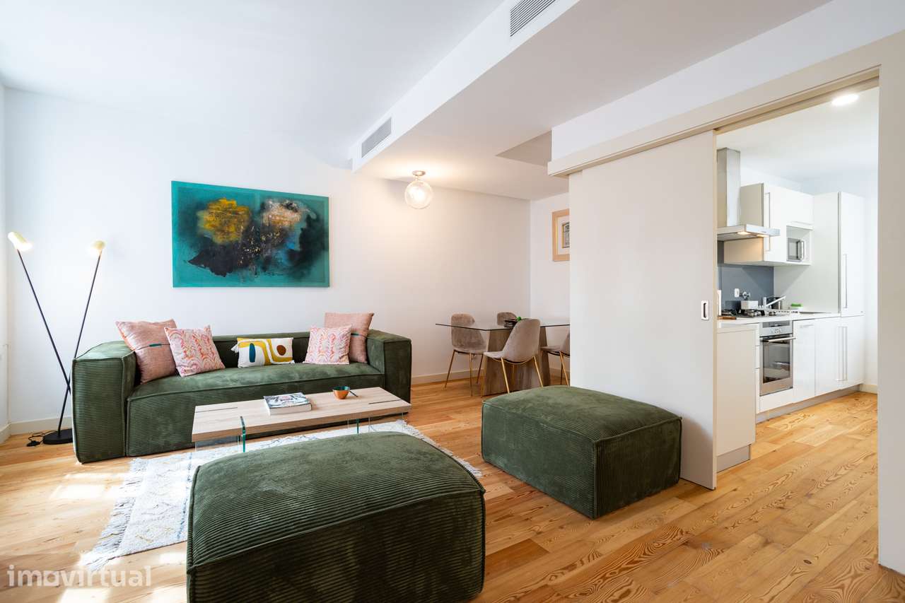 Príncipe Real: Apartamento T1 com Charme, Renovação de Autor e Estacio - Grande imagem: 4/24