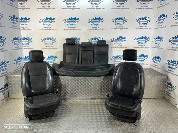 Conjunto Bancos Pele Frente Frontal Tras Traseiro Jaguar XF X250 2007 - 2015