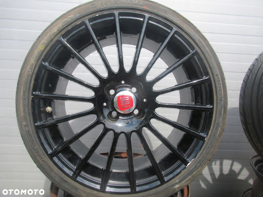 ALU+OPONY LATO R17 FIAT 500,ABARTH 4x98 195/40R17+215/35R17 7J/8J - 2