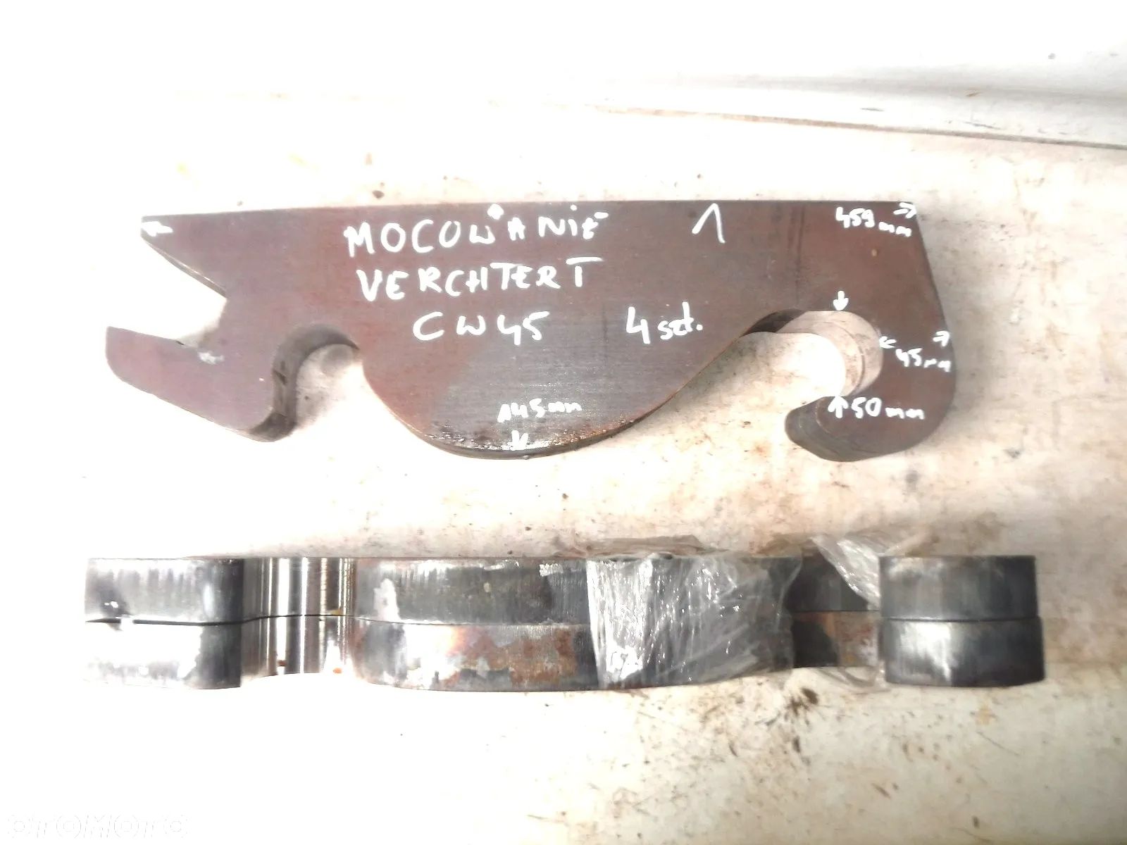 Verachtert CW45 (GERMANY) i inne  Mocowanie płyta uszy łyzki uchwyt hak - 1