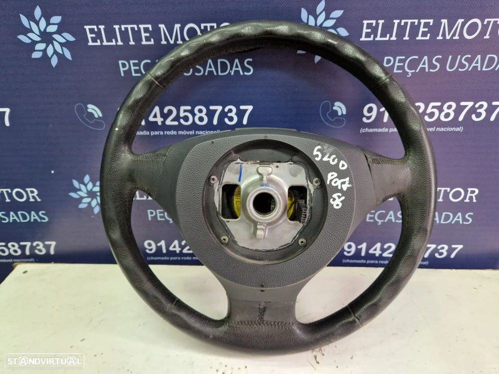 Volante usado pele com airbag BMW SERIE 5 520D E60 PRE LCI - 5