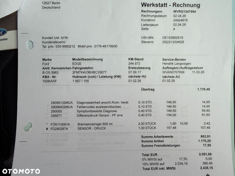 Ford Edge 2.0 TDCi Bi-Turbo 4x4 Vignale - 39