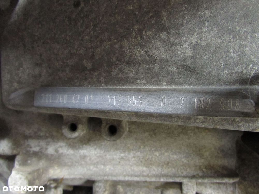 MERCEDES BENZ E KLASA W211 CLS W218 W204 3.0CDI V6 SKRZYNIA BIEGOW MANUAL 6B 716.653 2112604201 - 14