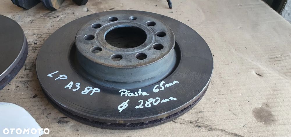 Tarcze hamulcowe przód przednie klocki Audi A3 8P 1.9 TDI 280MM - 4
