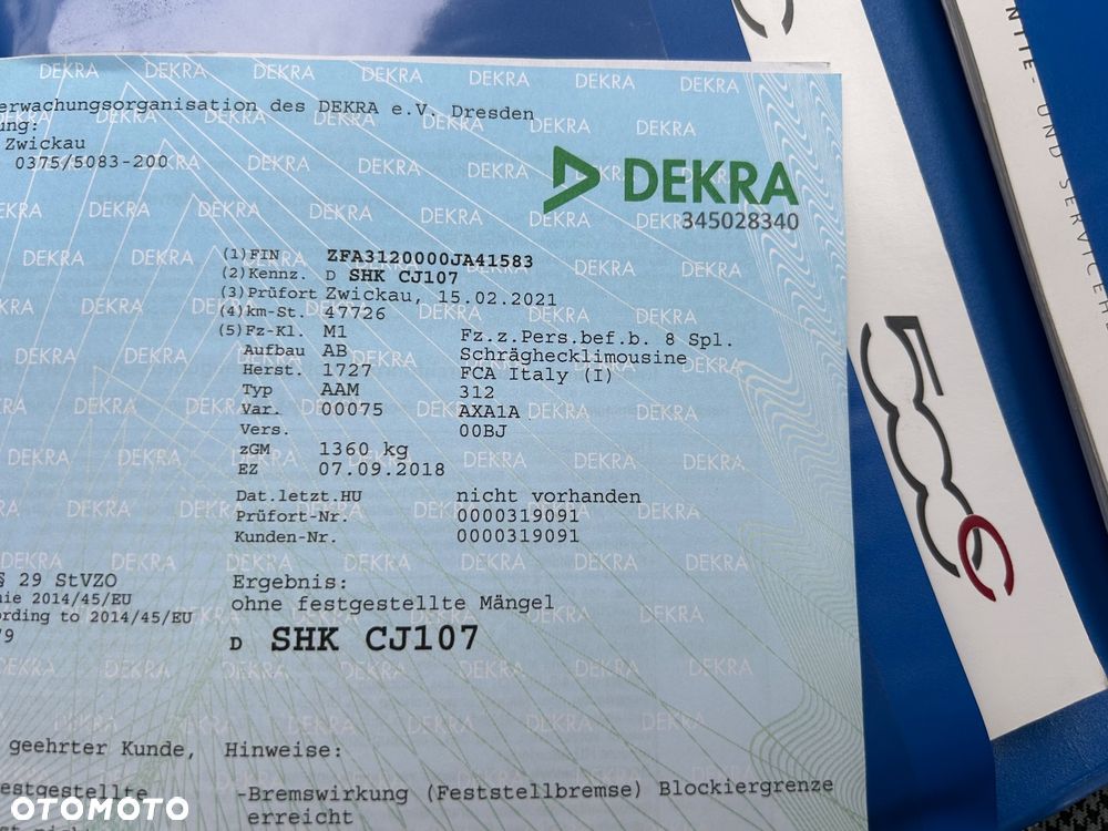 Fiat 500 1.2 8V Lounge - 23