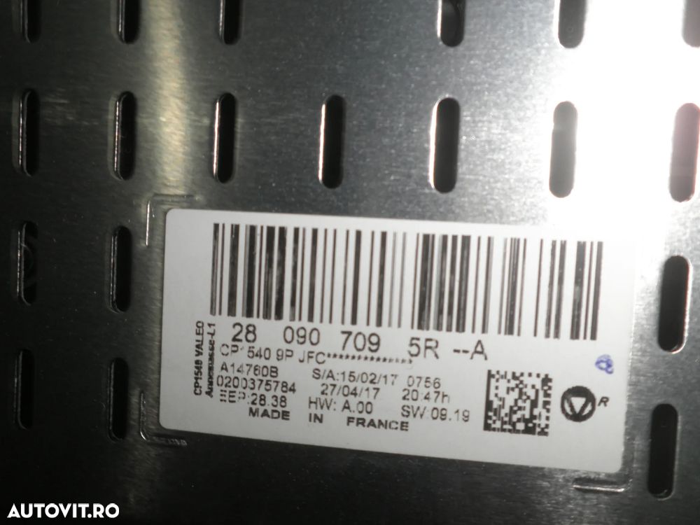 Display navigatie Renault Espace V 2017 280907095R - 3